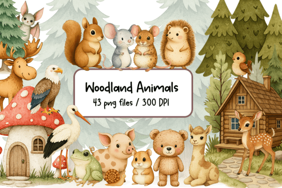 Download Boho Baby Shower Animals, Forest Animal - Anima Collection