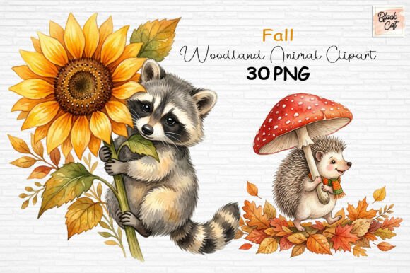 Download Fall Woodland Animal Clipart PNG - Anima Collection