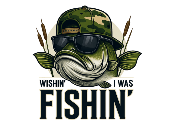 Download Funny Bass Fishing Sublimation Design - Sublimation Collection