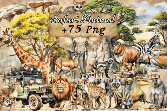 Download Safari Animal Clipart | +75 Png - Anima Collection