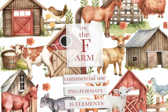 Download Barn Animals Clipart, Farm Animals Png - Anima Collection