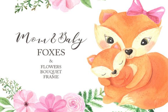 Download Watercolor Fox Family Animals Clipart - Anima Collection