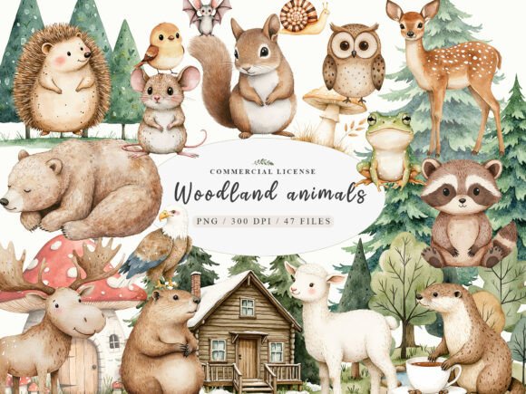 Download Sweet Boho Woodland Creatures Animals - Anima Collection