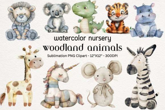 Download Watercolor Boho Nursery Woodland Animals - Anima Collection