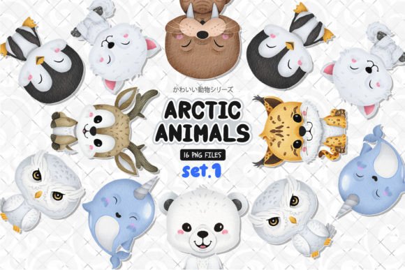 Download Arctic Animals Clipart Set 1 - Anima Collection