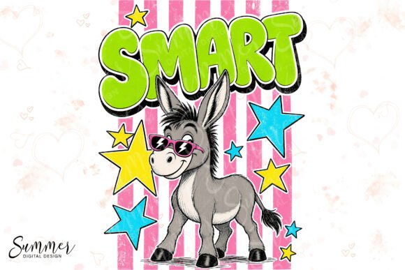Download Smart Donkey Funny Animal Sublimation - Anima Collection