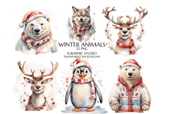 Download Winter Woodland Animals Clipart - Anima Collection