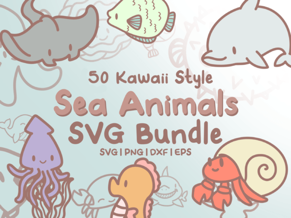 Download Sea Animals SVG Illustrations - Anima Collection