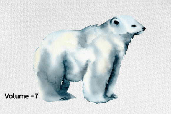 Download Watercolor Arctic Animals Clipart Png - Anima Collection
